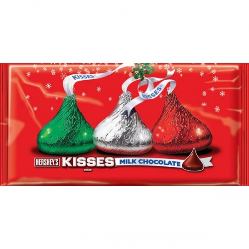 Hershey's Holiday Milk Chocolate Kisses  11.0 oz ( 311g) Hersheys